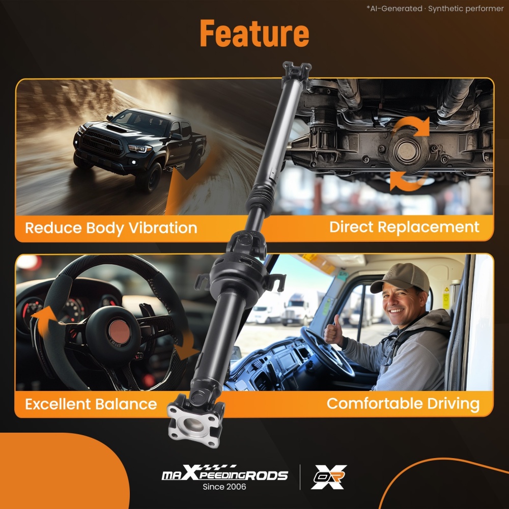 Arbre de Transmission Arrière compatible for Mazda BT50 Pick-up CD UN SA6825100D SA6825100E