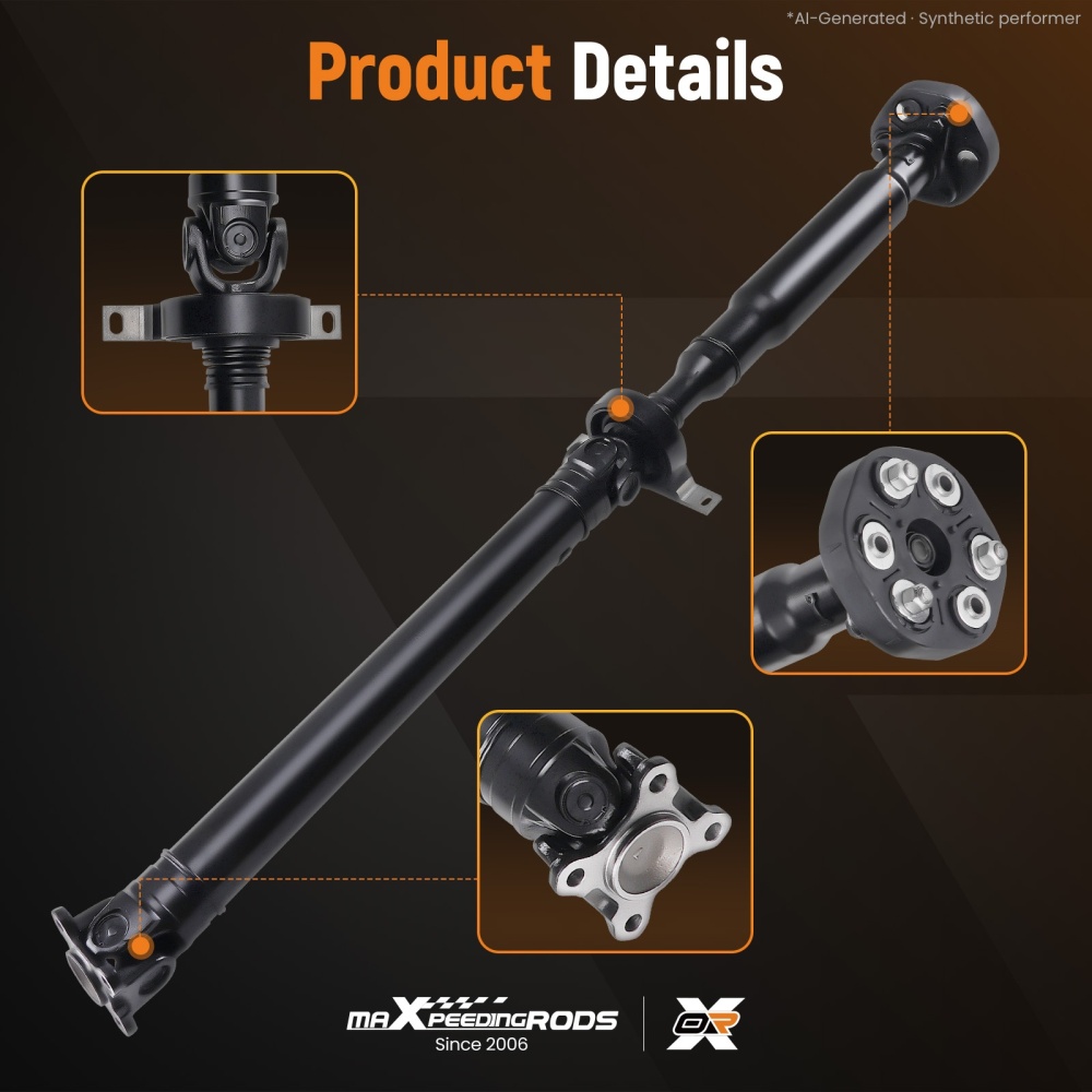 Drive shaft cardan shaft compatible for BMW X3 E83 2.0d 2004-2007 26107579068 26107564741