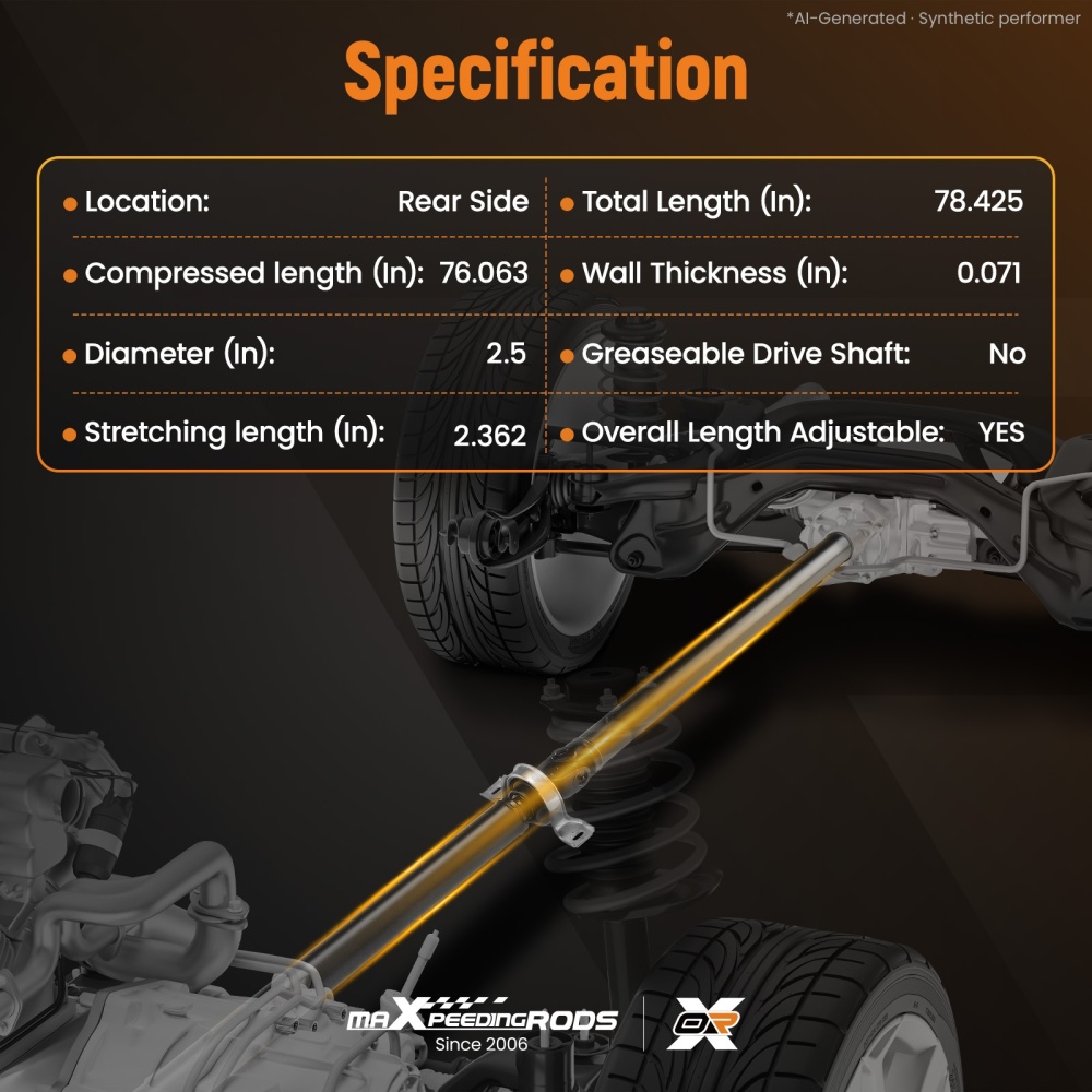 Drive shaft compatible for Chevrolet Captiva and compatible for Opel Antara 4WD 96624771 20781756 0446073