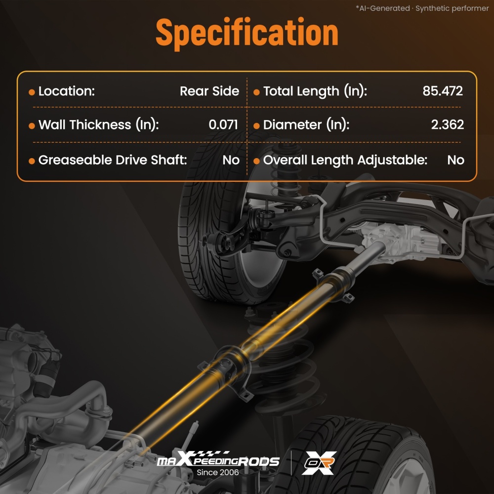 Complete Propshaft compatible for Mercedes Vito Viano W639 2003-2013 A6394103416 6394103416