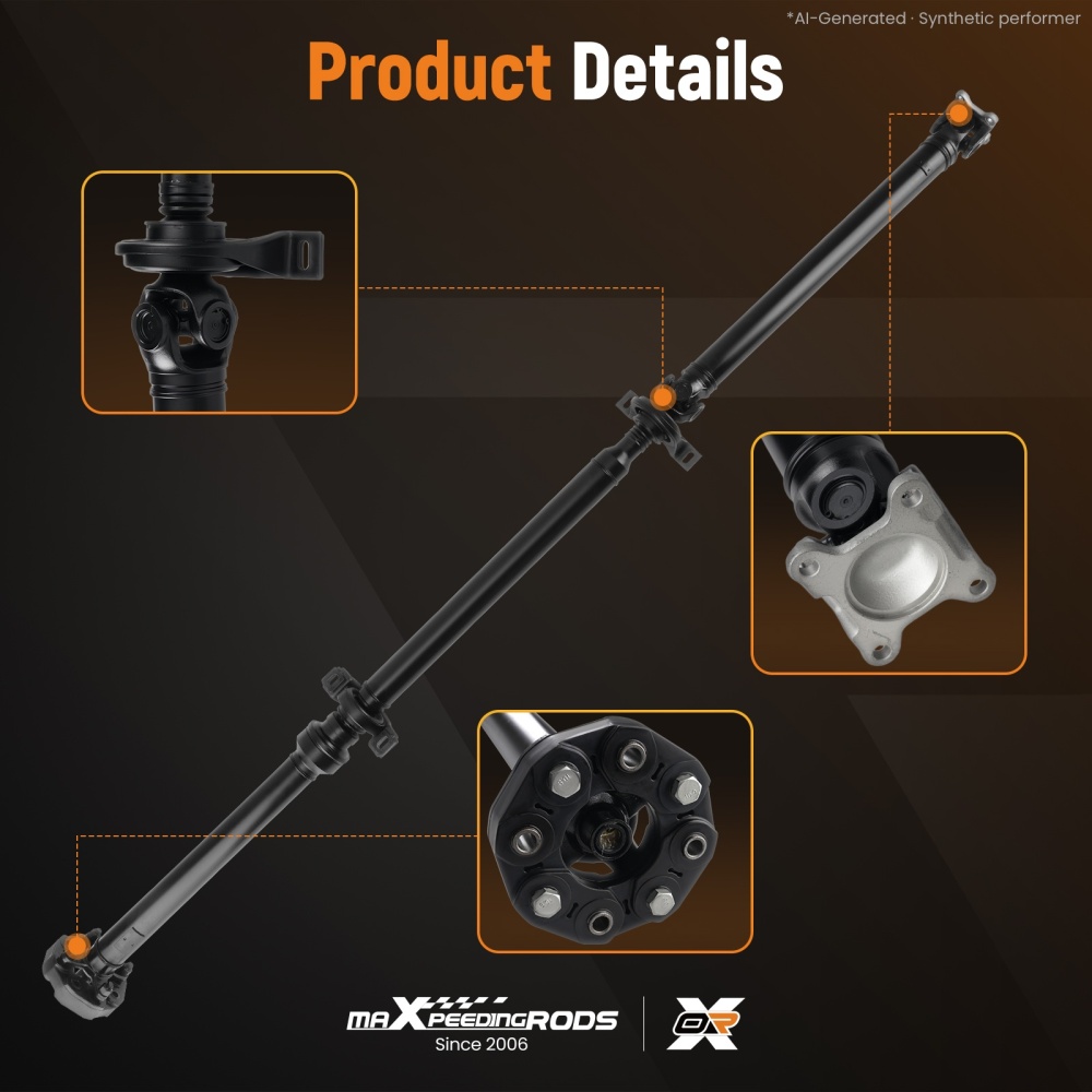 Complete Propshaft compatible for Mercedes Vito Viano W639 2003-2013 A6394103416 6394103416