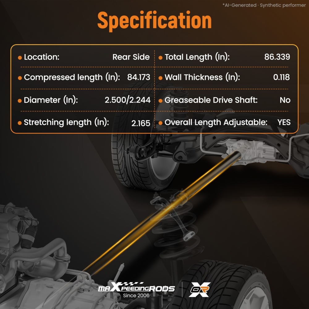 Driveshaft Prop Shaft Assembly compatible for VW Tiguan compatible for Audi Q3 1.4 TSI2.0 TDI 2007-2018
