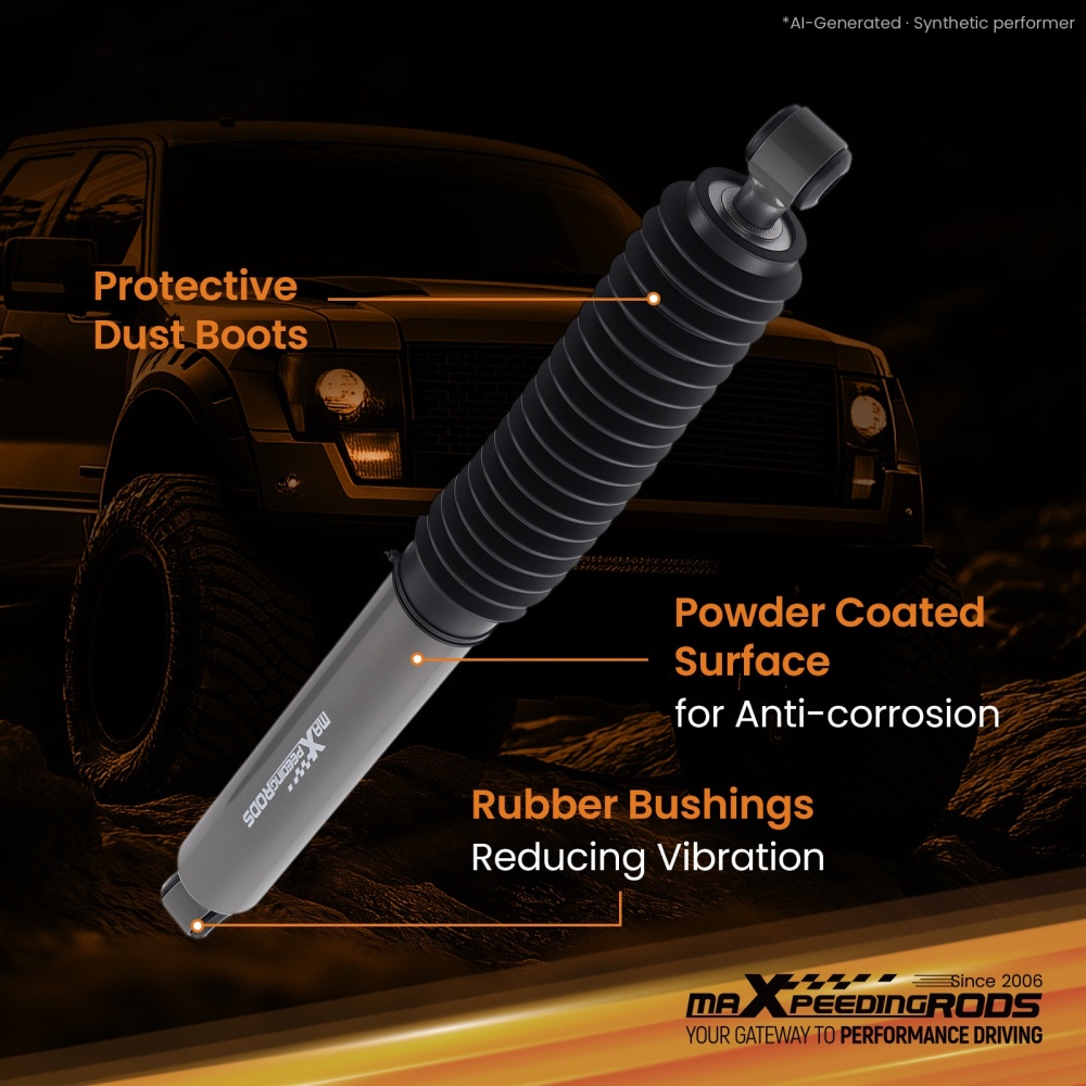 Steering Stabilizer Kit Front compatible for Ford F-250/F-350 Super Duty 2005-2024 2-8