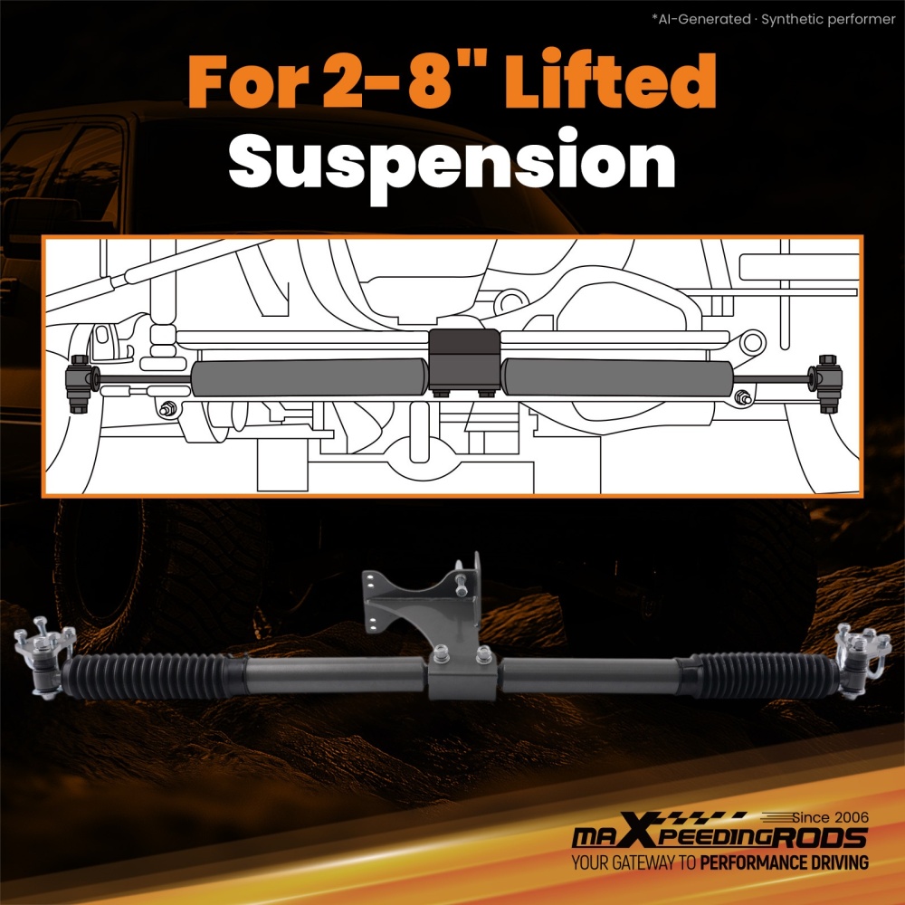 Steering Stabilizer Kit Front compatible for Ford F-250/F-350 Super Duty 2005-2024 2-8