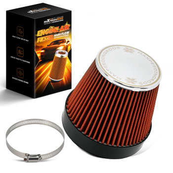 6 Inch Cone Air Filter Universal High Flow Intake 159x157x158mm Reusable