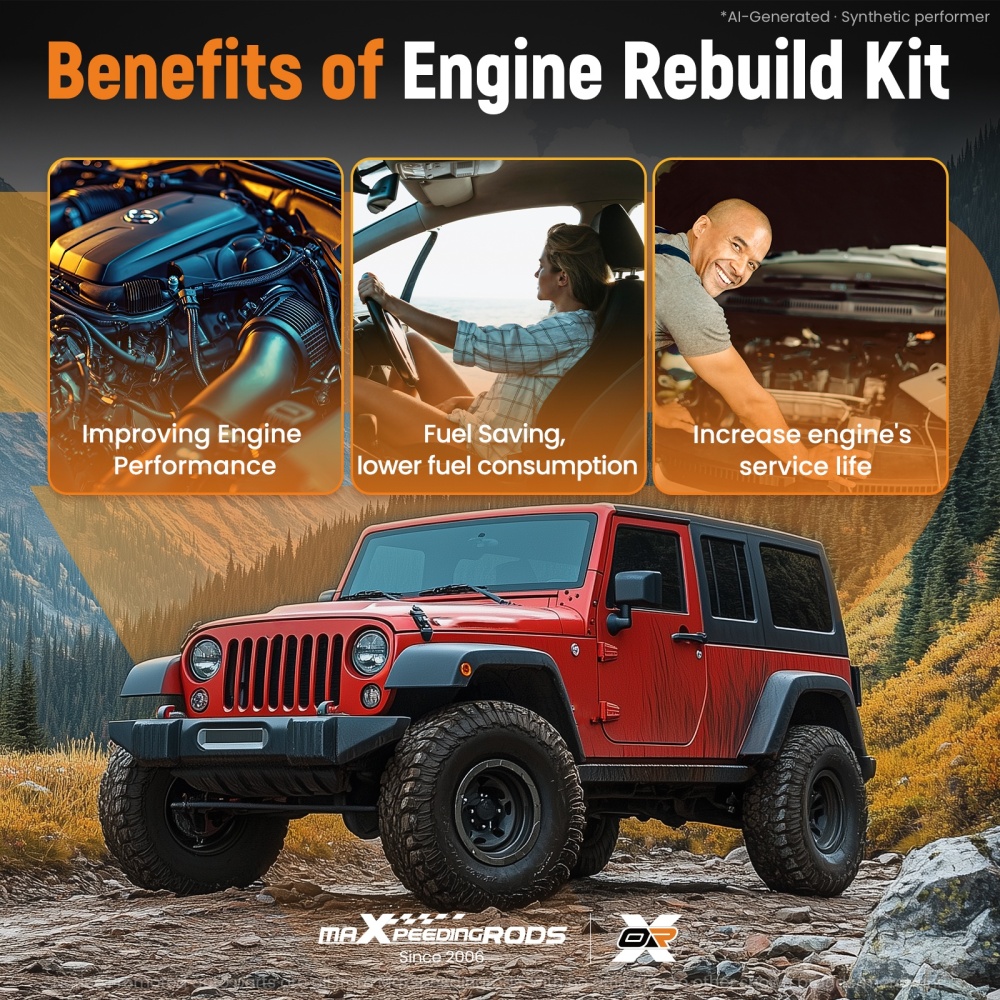 Cylinder Head Gasket Kit compatible for Jeep TJ/Wrangler 99-2006 2.4L 4.0L VS50458R