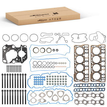 Head Gasket Bolts Set for 2008-2010 compatible for Ford F250 F350 Powerstroke Diesel Turbo 6.4L