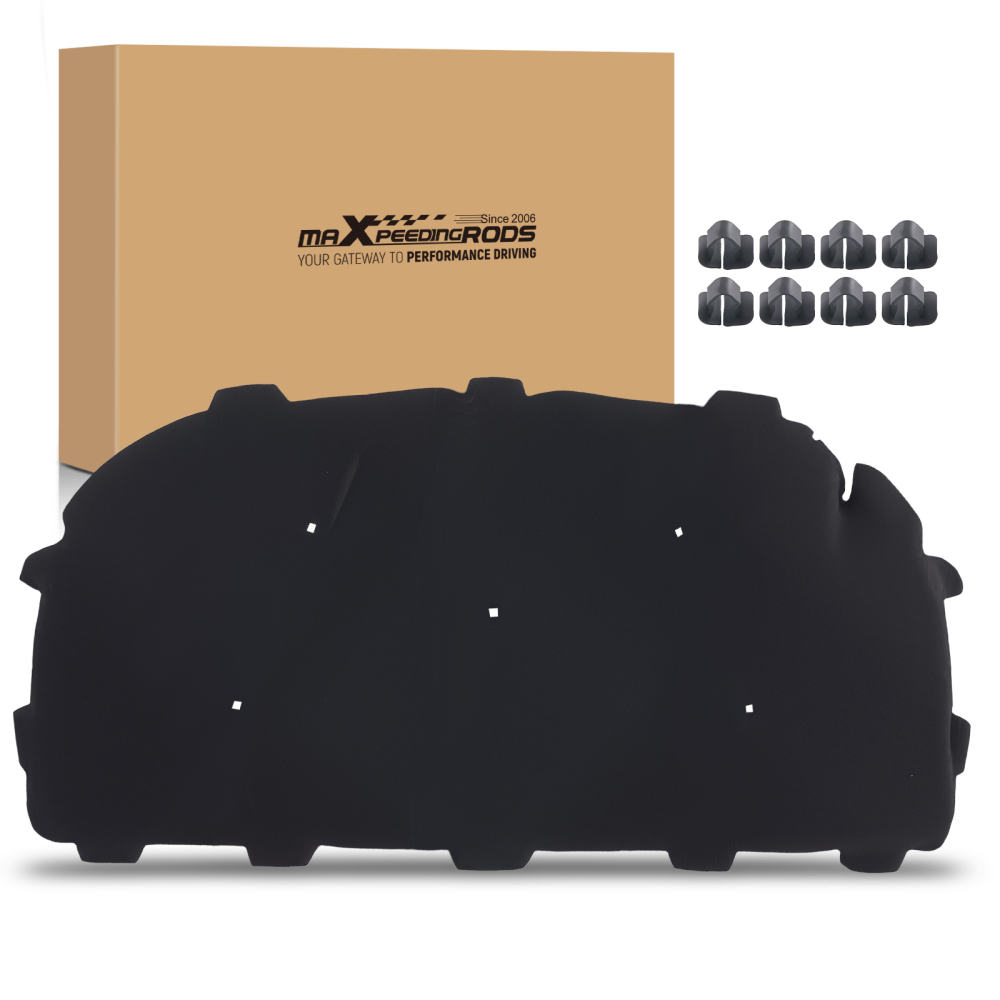 Isolant de Capot Moteur compatible pour Audi A4 B8 Berline Avant 07-15 8T0863825H Noir
