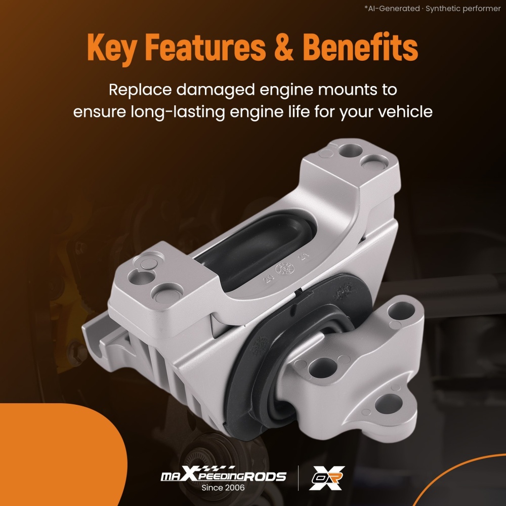 3PCS Engine MountTrans Mount Set compatible for Jeep Cherokee 3.2L 2014-2019 A5824
