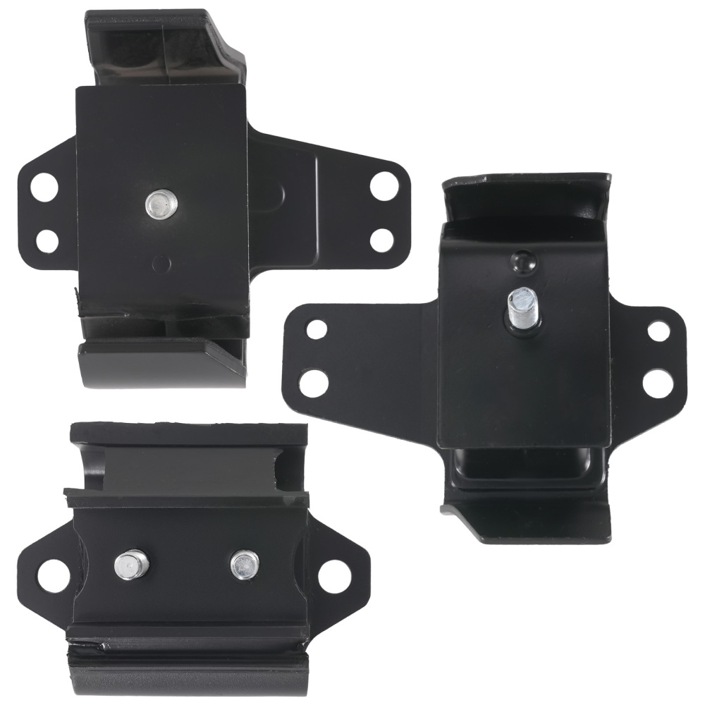 3PCS Engine MountTransMount Set compatible for Nissan Frontier L4 2.4LAuto 1998-2004