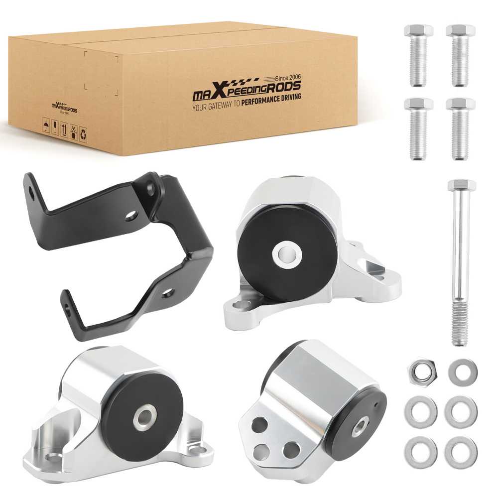 3-Bolt  Engine Trans Mount Kit compatible for Honda Civic EK 1996-2000 B Series Engines