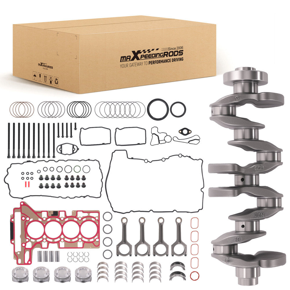Engine Overhaul Kit compatible for BMW 125i 220i 228i F30 F10 2.0L Turbo N20 2010-2017