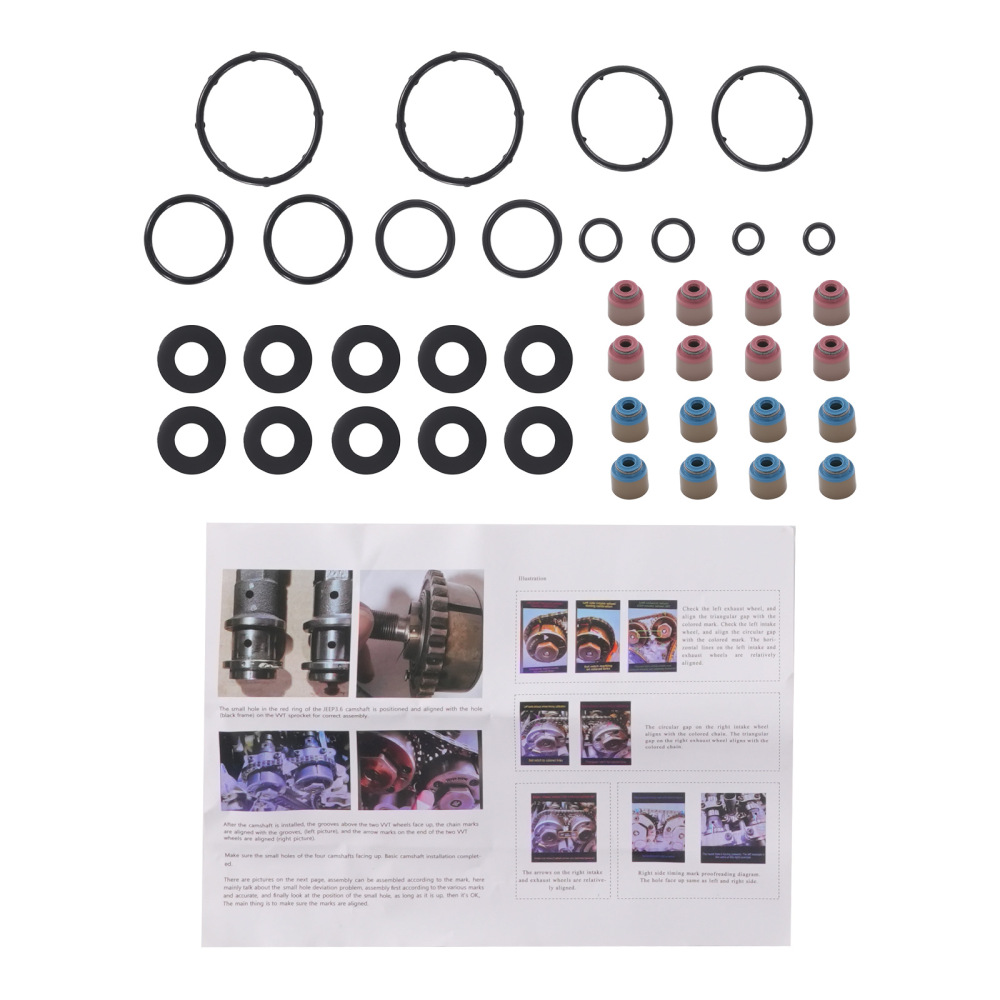 Timing Chain Kit compatible for Kia 1.6L G4FD 13-2020 Camshaft Lifters 244102B700