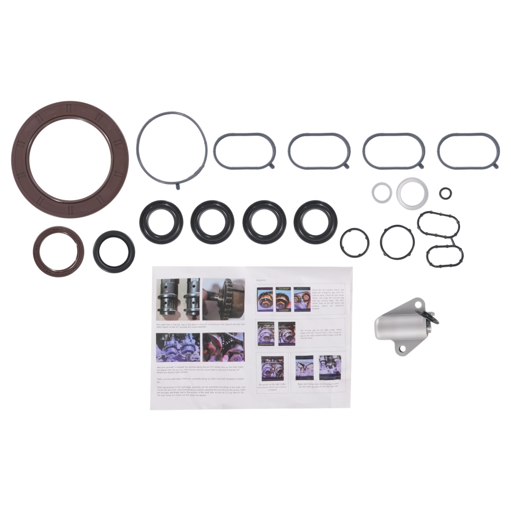 Engine Rebuild Kit compatible for Hyundai Kia 1.8L 2.0L G4NC Timing Chain Camshaft 12-2020