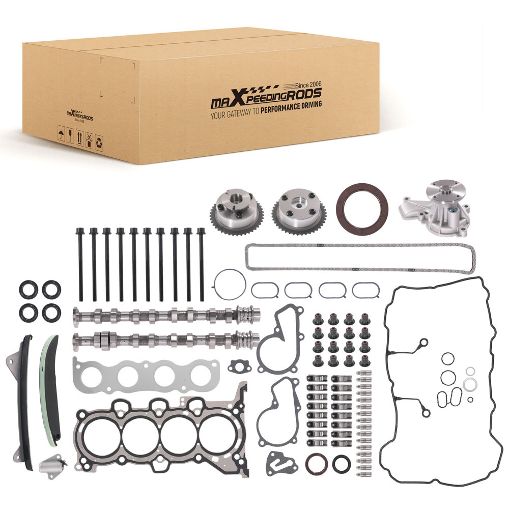 Engine Rebuild Kit compatible for Hyundai Kia 1.8L 2.0L G4NC Timing Chain Camshaft 12-2020
