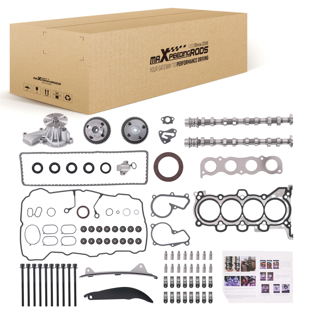 Timing Chain Water Pump Kit compatible for Hyundai Kia G4NB 1.8L 2.0L 2012-2020 24100-2E100