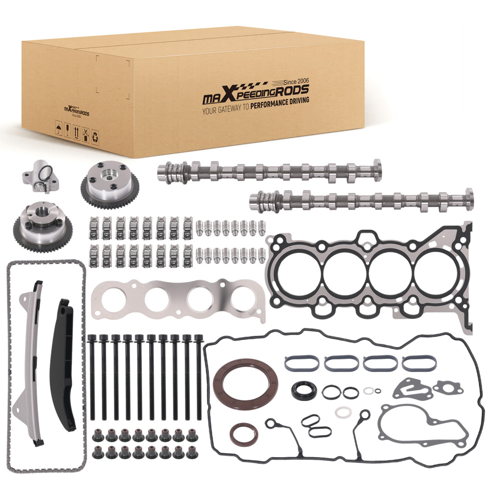 Camshaft Timing Chain Lifters Gasket Kit compatible for Hyundai Kia G4NA 1.8L 2.0L 12-2020