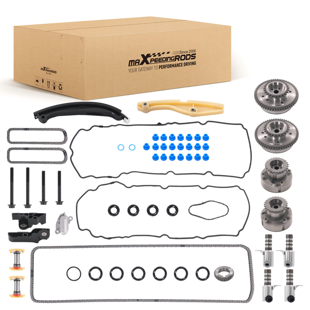 Timing Chain Kit With VVT Cam Phaser compatible for Ford F-150 compatible for Lincoln MKX 2011-2017 3.5L