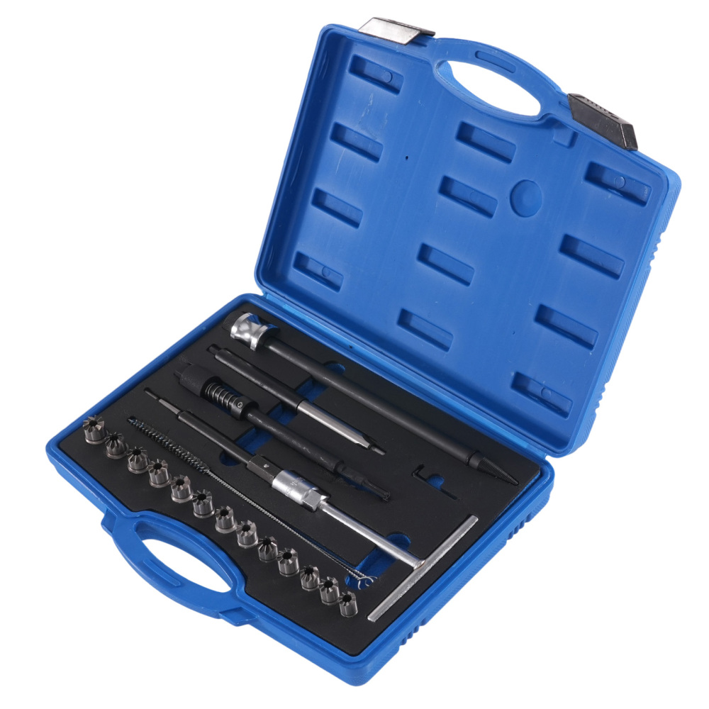 21 Piece Injector compatible for Seat Reamer Set compatible for Mercedes-Benz CRD Diesel Cutter