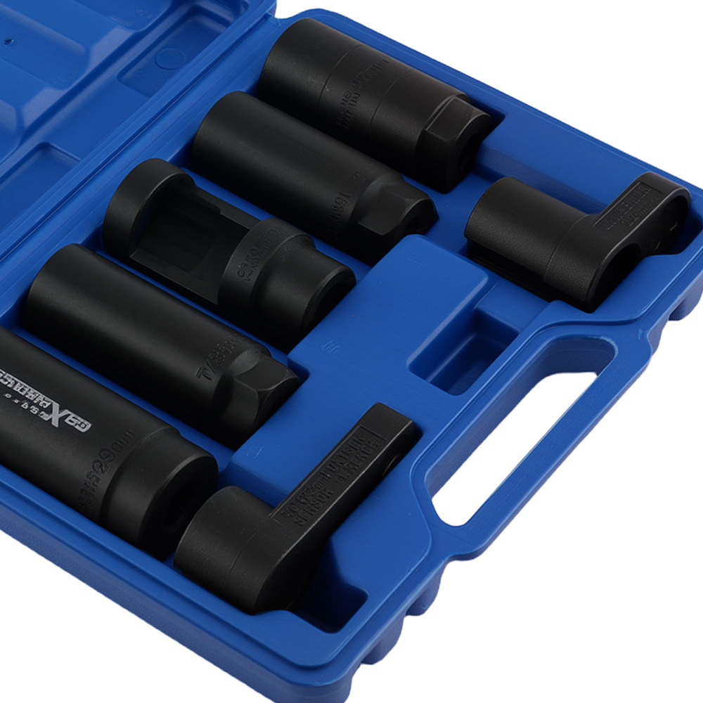 7pc voiture capteur d'oxygène/capteur prise outil toutes tailles 1/2''