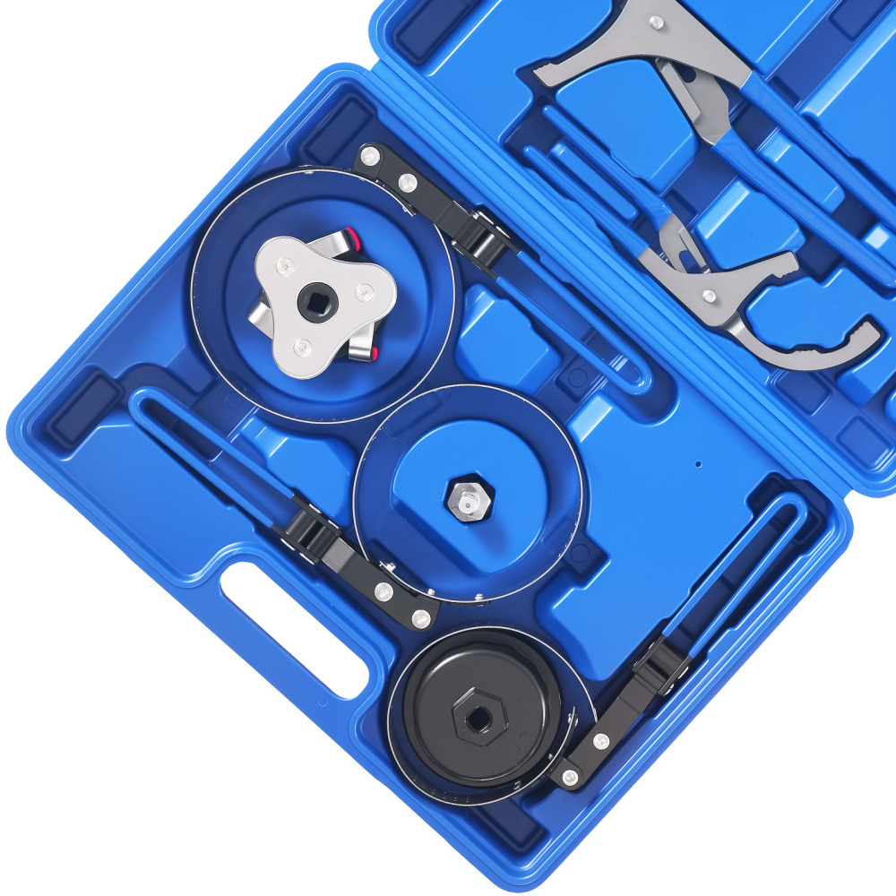 9-Piece Oil Filter Swivel Wrench Set, Wrenches Cover 2-3/4 to 5-1/4, 912