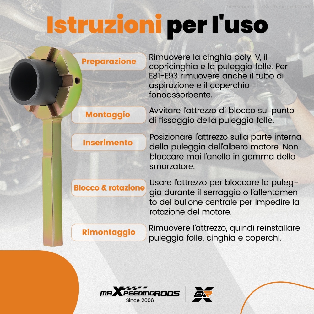 Chiave Albero compatibile per BMW Serie 3 Coupé E46 320Cd 110kW 2003-2005 M47