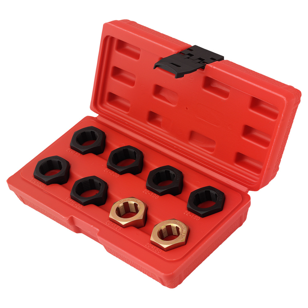 8 Pezzi Rifilettatura Assale for Auto Trazione Anteriore Chiave 1-1/4 Acciaio