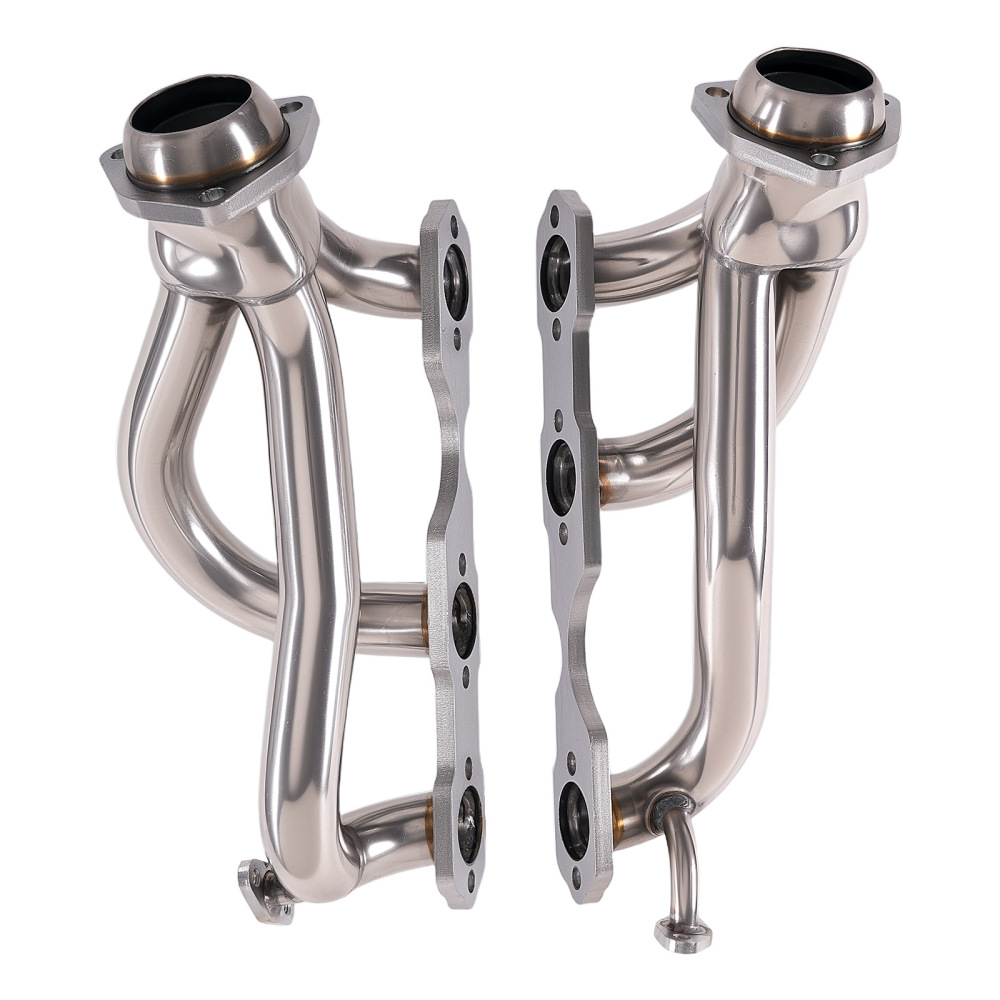 Front Exhaust Headers compatible for Chevrolet S10 4.3L 1996-2001 Stainless Steel