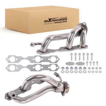 Front Exhaust Headers compatible for Chevrolet S10 4.3L 1996-2001 Stainless Steel
