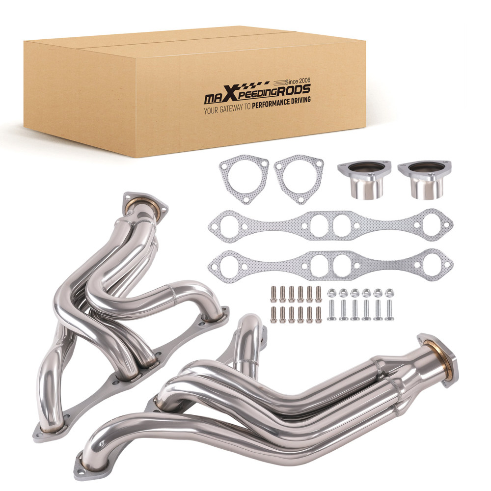 Exhaust Headers compatible for Chevrolet CorvetteBel Air Small Block V8 Stainless Steel