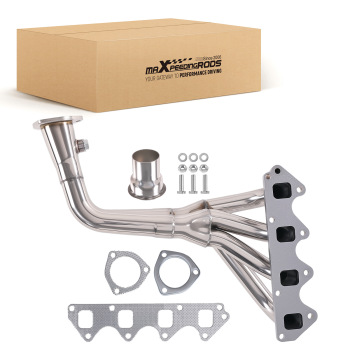 Bolt-On Exhaust Header compatible for Suzuki Sidekick 1.6L 1989-1994 Stainless Steel