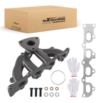 100% New Exhaust Manifold Kit compatible for Chevrolet Equinox 2.4L 2010-2012 Cast Iron