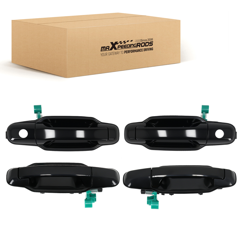 Exterior Door Handle Set compatible for Kia Sorento 2003-2009 82660-3E020 L/R Black