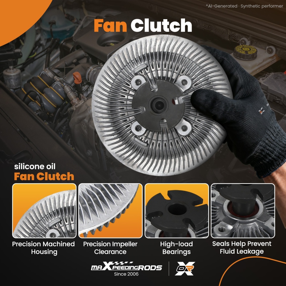 Fan Clutch compatible for Buick Century/LeSabre/Compatible for Regal 1975-1988 D3TZ8A616A E1TZ8A616A