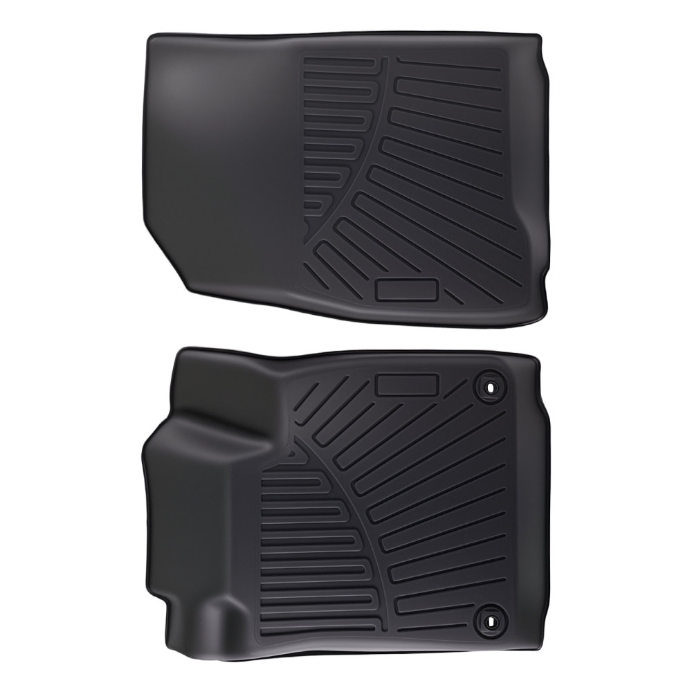 Black Floor Mat Set compatible for Honda Accord 2023-2025 TPE Waterproof Easy Clean