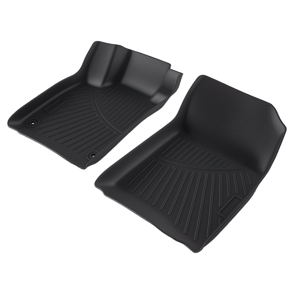 Black Floor Mat Set compatible for Honda Accord 2023-2025 TPE Waterproof Easy Clean