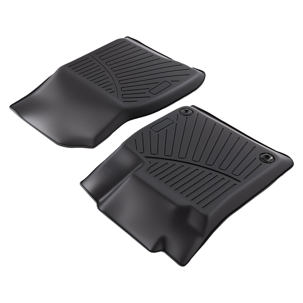Black Floor Mat Set compatible for Honda Accord 2023-2025 TPE Waterproof Easy Clean