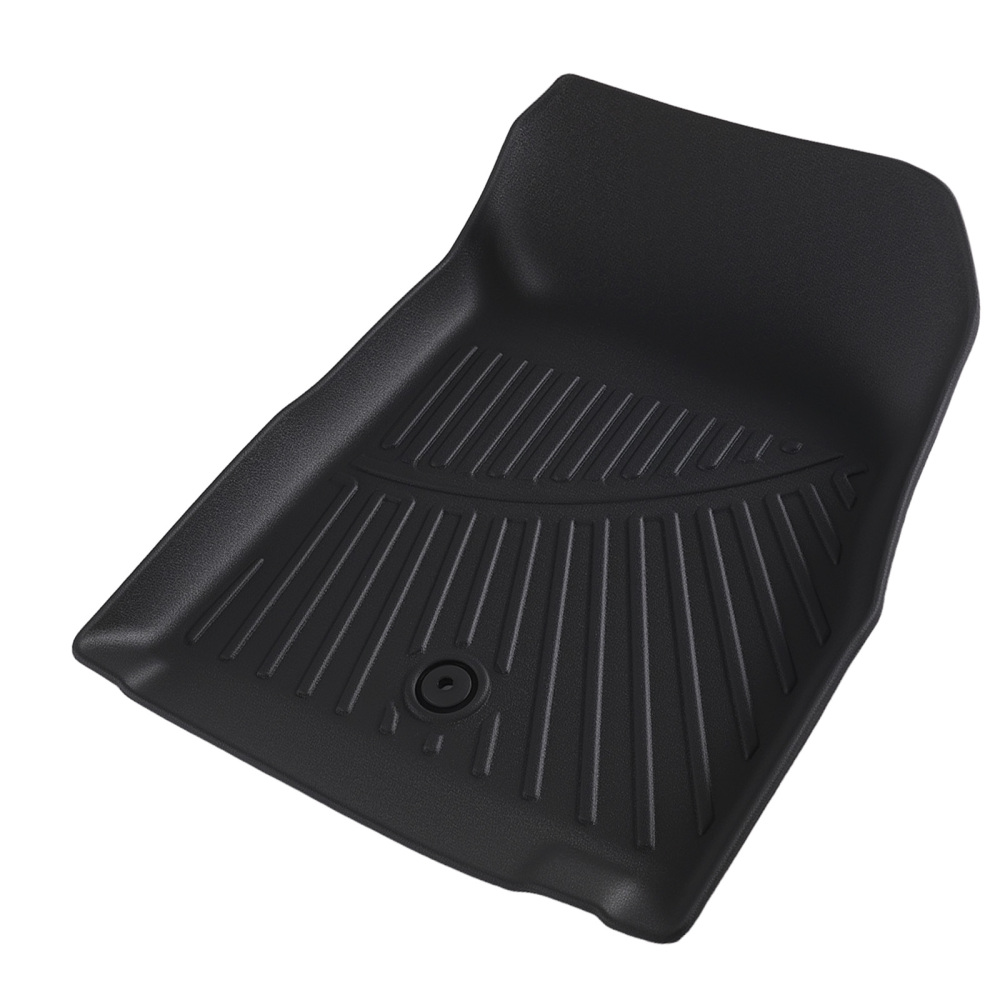 Custom Black Floor Mats compatible for Nissan Kicks 2018-2024 TPE All-Weather Set