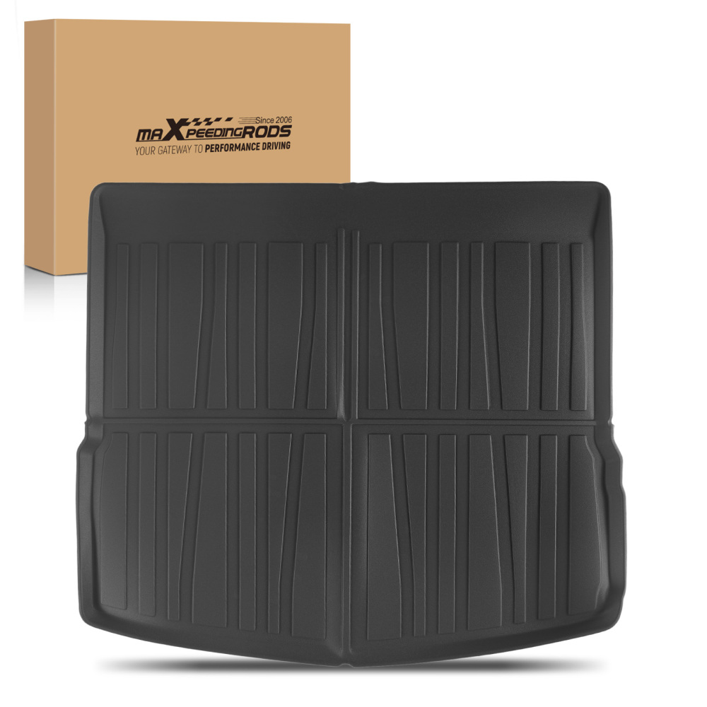1* Cargo Liner Trunk compatible for Porsche Macan 2015-2026 Black TPE Custom Fit Mat