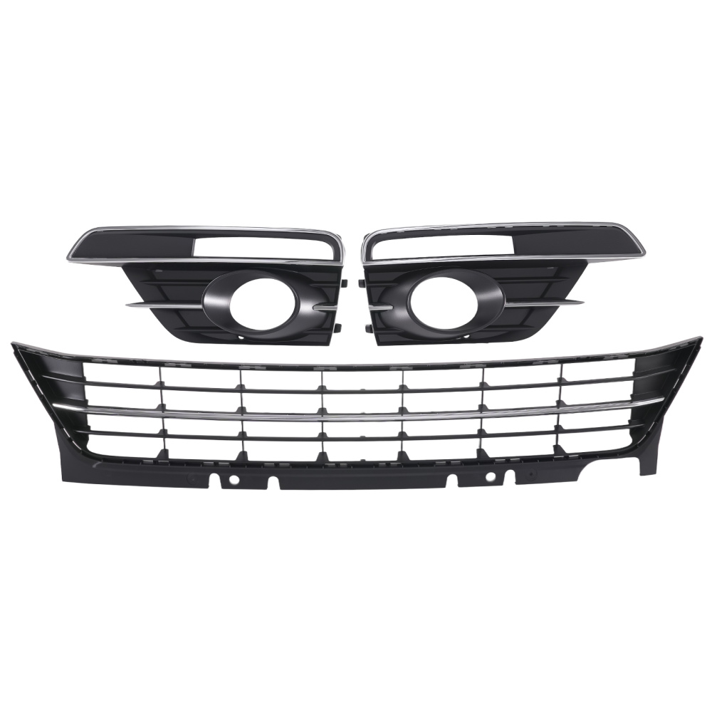 Front Bumper Fog Grille Cover compatible for VW Beetle Wolfsburg Coast 2017-2019 5C5854661H