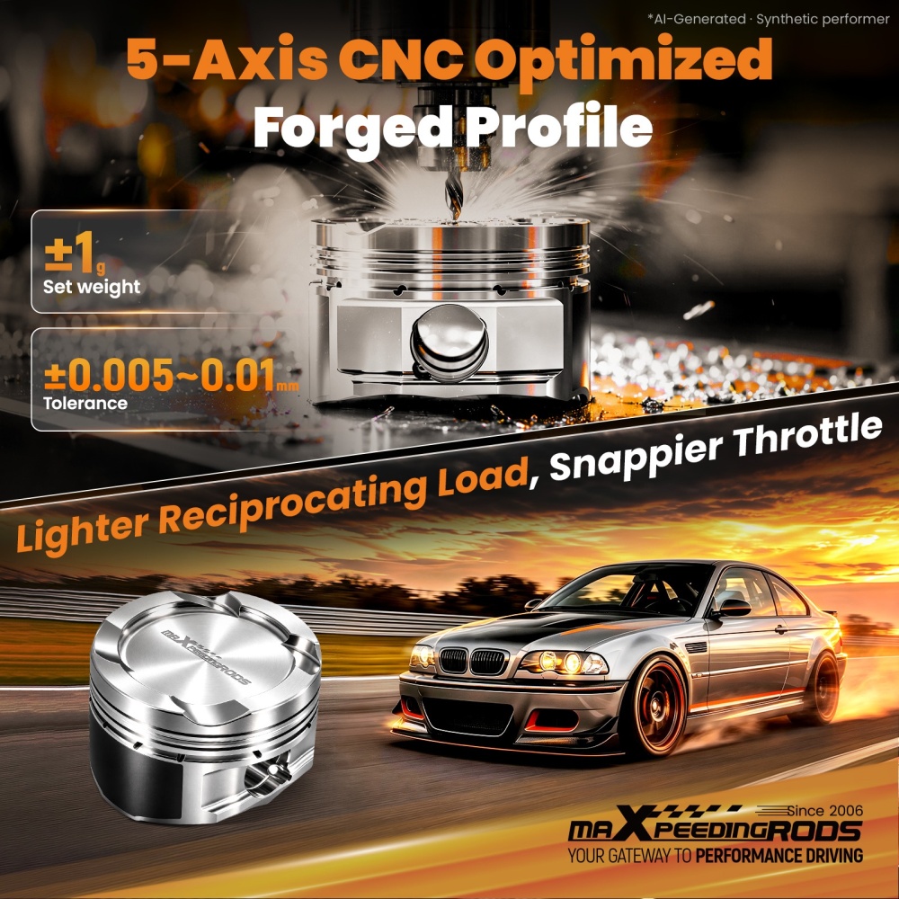 4032 Forged Pistons Compatible for BMW 3 Series G20 F30 X3 G01 X4 G02 2.0T L4 2015-2024
