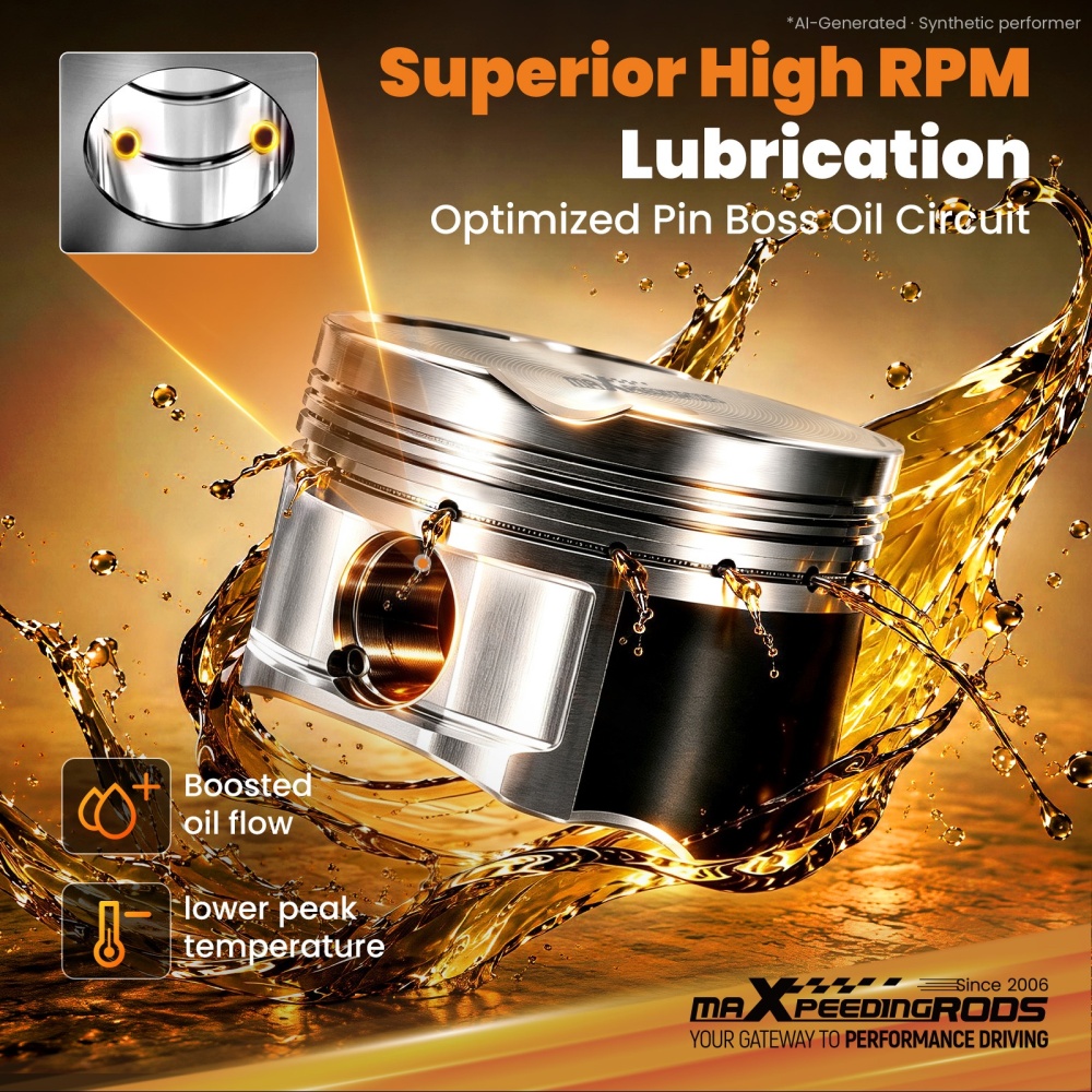 4032 Forged Pistons Compatible for BMW 3 Series G20 F30 X3 G01 X4 G02 2.0T L4 2015-2024