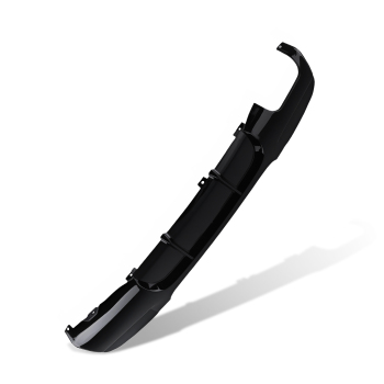 Gloss Black Rear Diffuser Twin Exhasut compatible for BMW 3 Series E90 E91 M Sport 2005-12