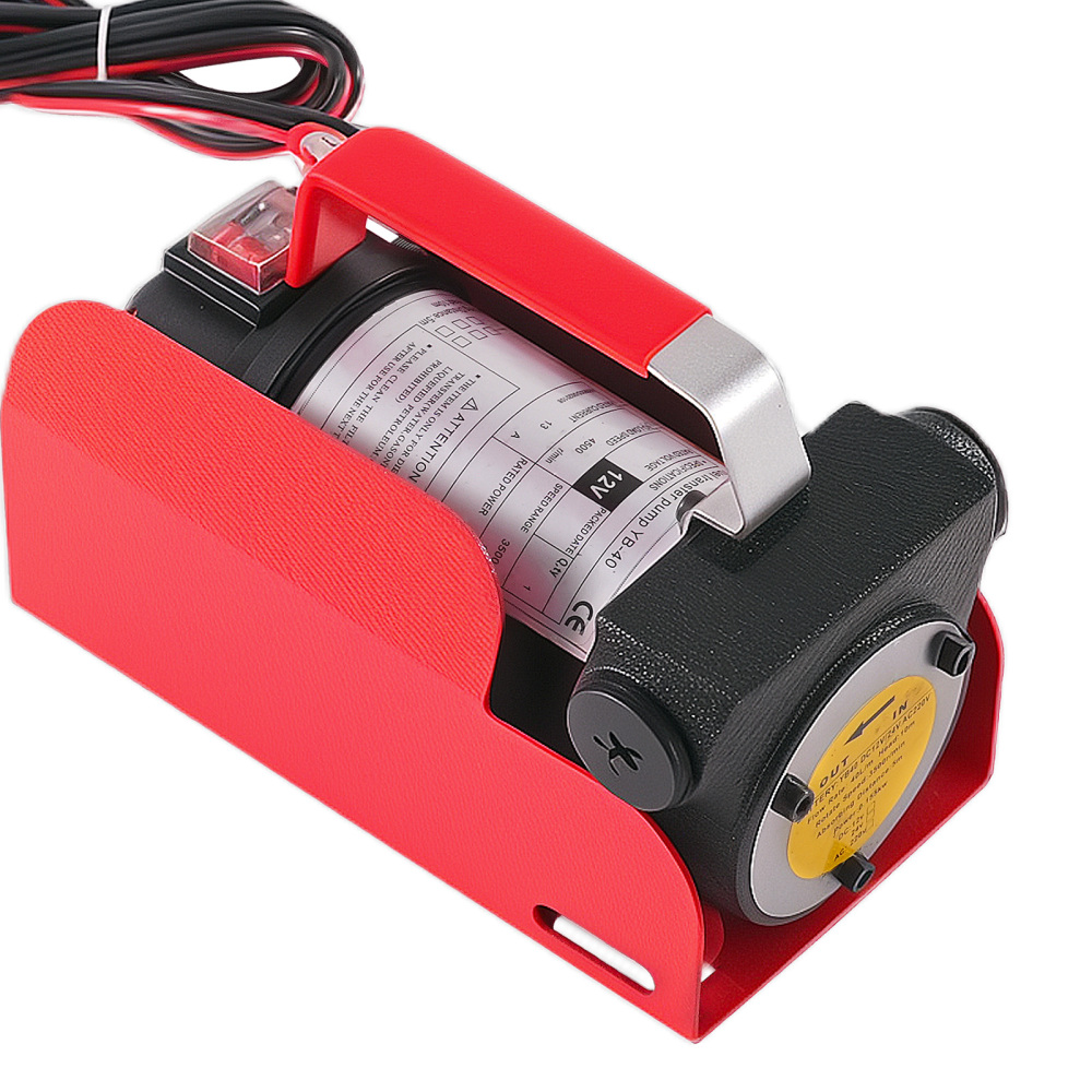 12V 10GPM Diesel Pump Electric Oil Transfer 155W Fuel Kerosene Cast Iron