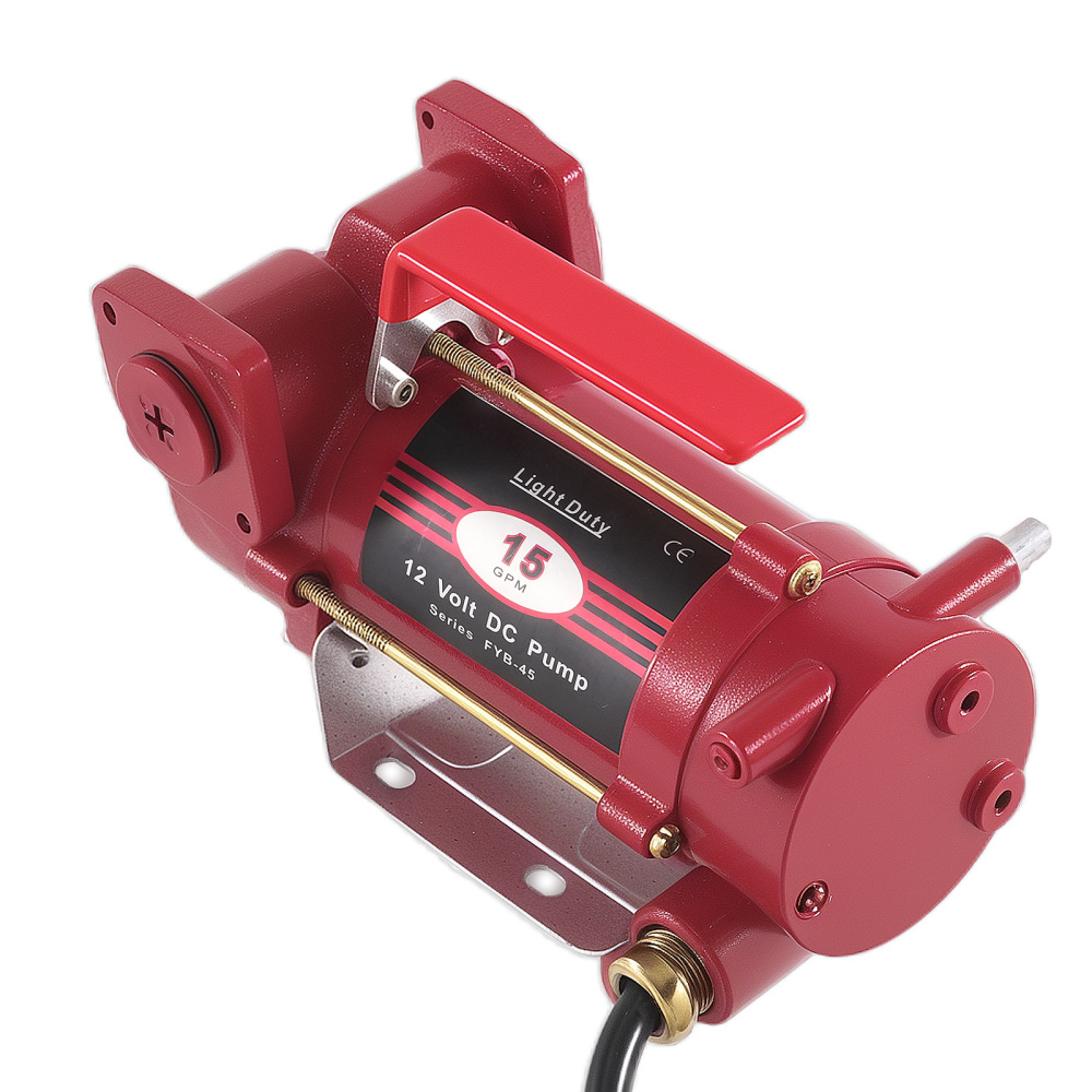 15GPM 12V Fuel Pump for Gasoline Diesel Kerosene 3/4in Outlet Auto Shutoff