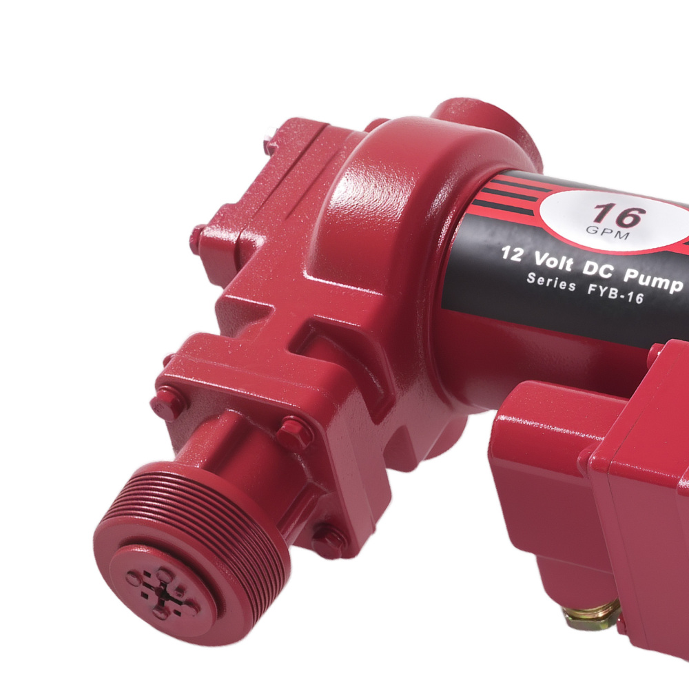 12V 16GPM Fuel Pump for Diesel Gasoline Kerosene w/Telescopic Pipe