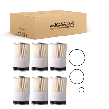 New Fuel Water Separator Filter compatible for Cummins ISX Paccar MX (6 Pack) FS19765