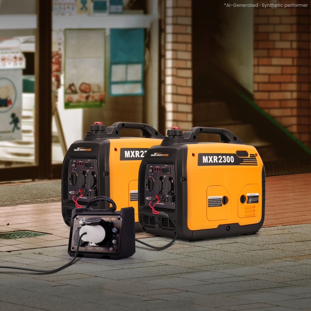 2x Generador Portátil2300wParalelo Caja Kit for Dispositivos Sensibles