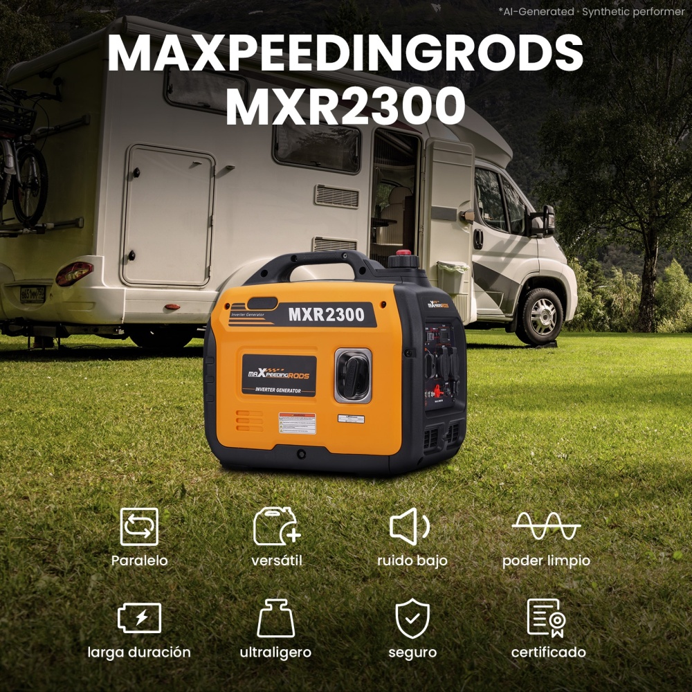 2x Generador Portátil2300wParalelo Caja Kit for Dispositivos Sensibles
