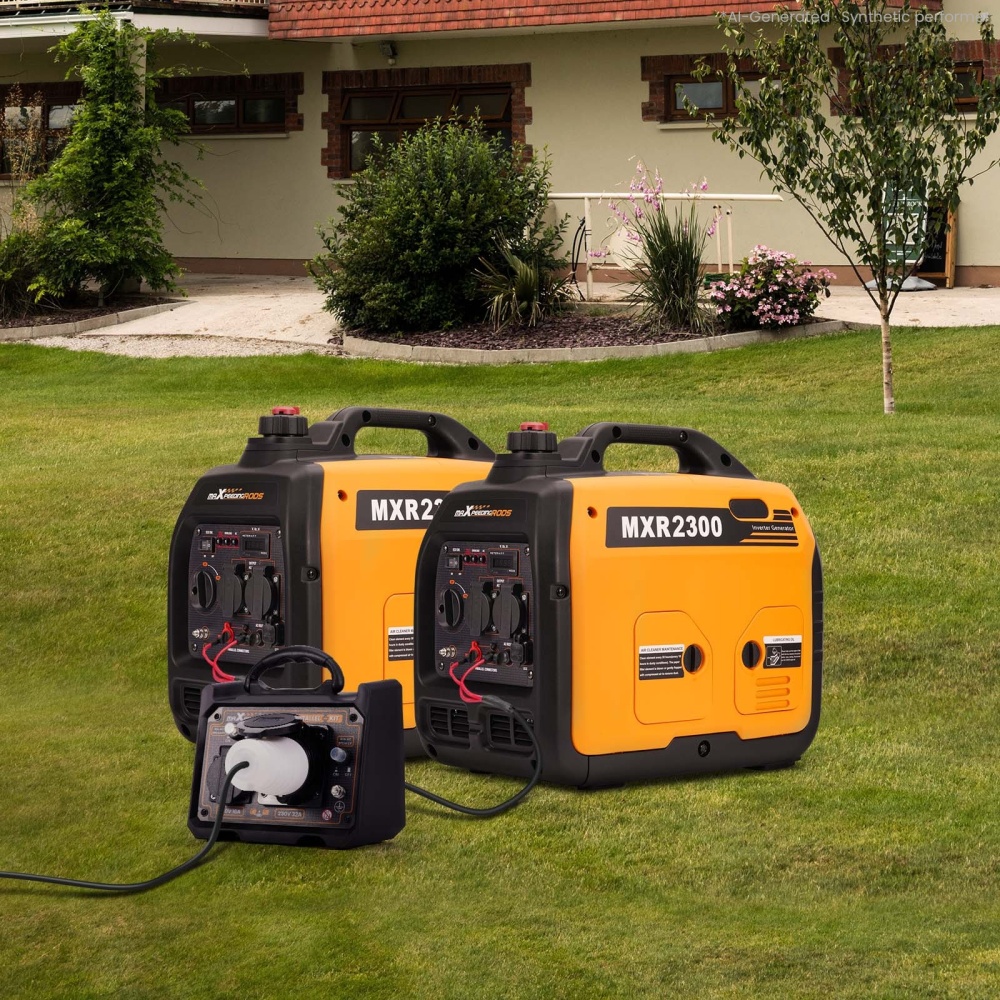 2x Generador Portátil2300wParalelo Caja Kit for Dispositivos Sensibles